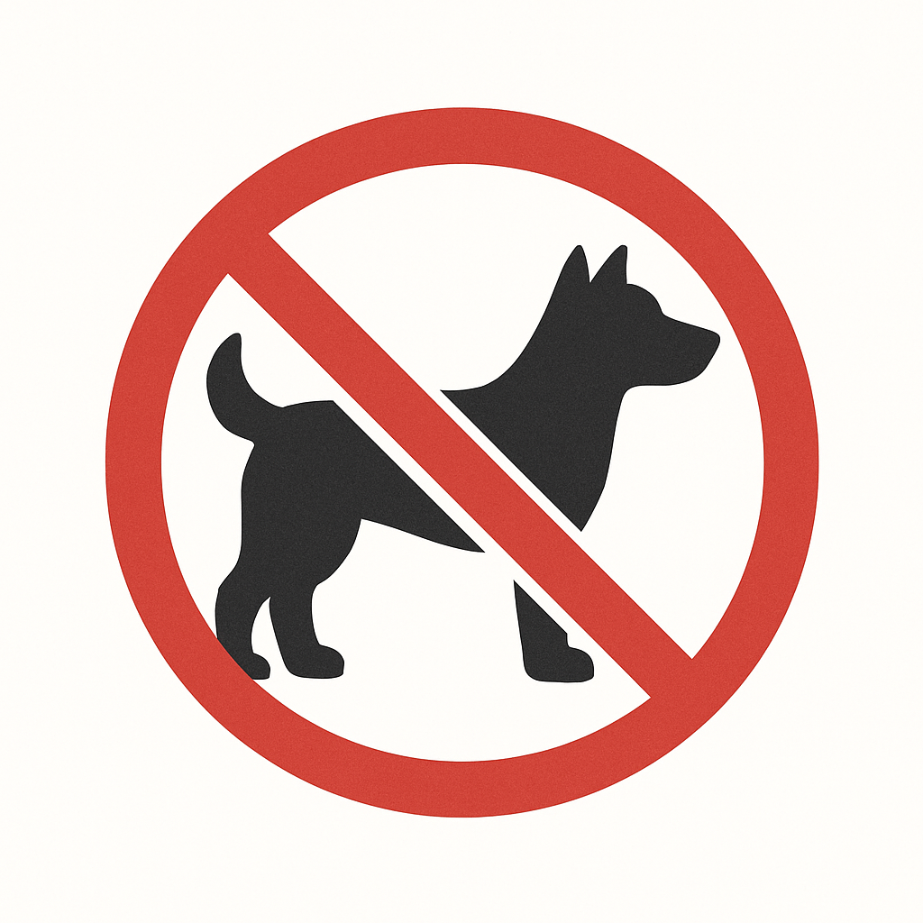 Animaux non autorisés
